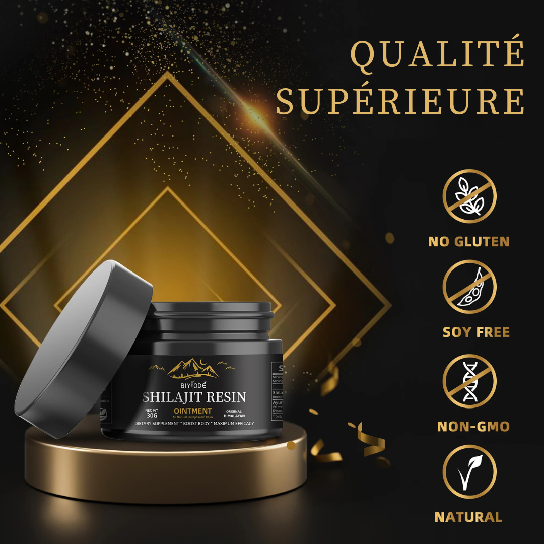 Supplément de Pâte de Crème Shilajit - Shilajit Pure de l'Himalaya