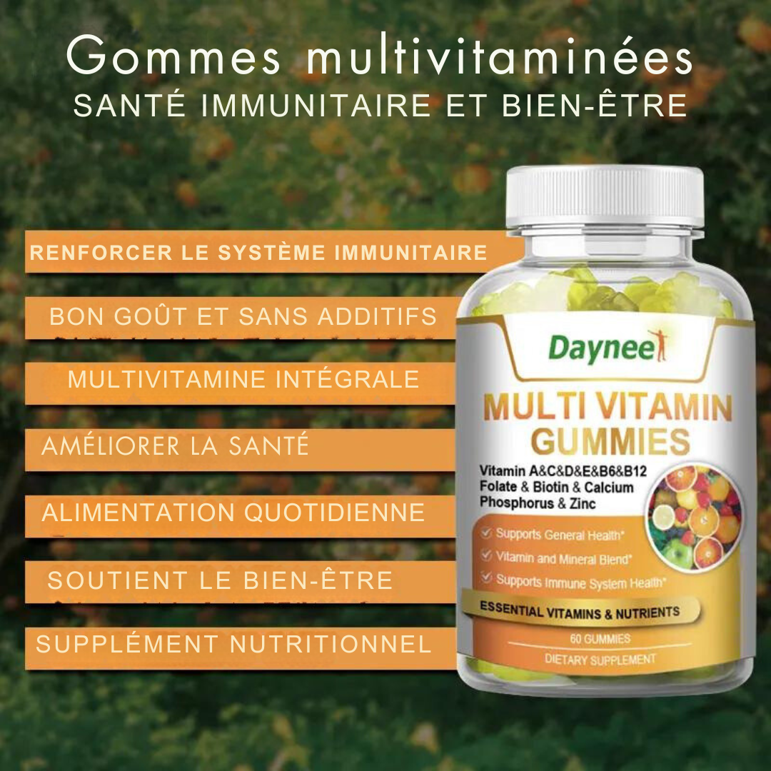 Complément alimentaire : Capsules de multivitamines naturelles diététiques végétaliennes pour stimuler l'immunité