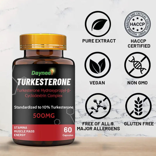 Capsules de Turkestérone – Énergie et Croissance Musculaire